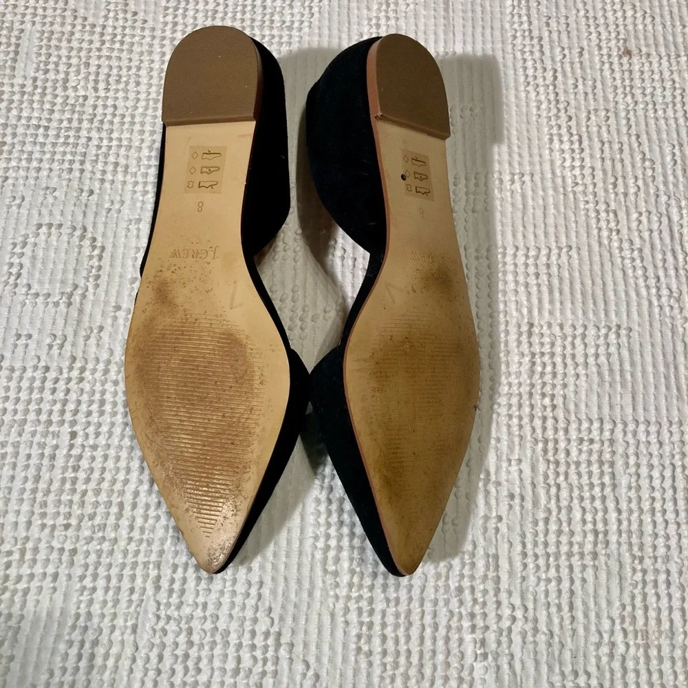 J Crew D’Orsay Black Flats - Picture 3 of 3